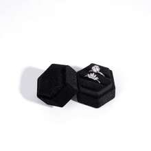 1 hộp đựng nhẫn nhung, hộp đựng nhẫn nhung hình lục giác, hộp đựng trang sức, 4,7cm/1,85in * 4,5cm/1,78in, hộp đựng trang sức hình vuông - trắng - Xem 18