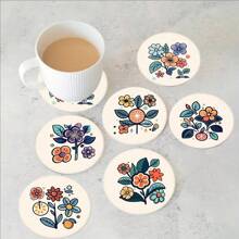 1/6/12 bucăți, suporturi mici englezești cu flori, 1 bucată din orice stil sau set de 6 piese, set de 12 piese, pentru a satisface diversele nevoi, potrivite pentru sufragerii, camere de zi, bucătării, dormitoare și, de asemenea, potrivite ca și cadouri pentru alții.