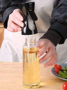 1 Pezzo Bottiglia spray per olio, Spruzzatore di olio d'oliva per la cucina, Bottiglia spray per olio da cucina in plastica a pressione, adatta per uso domestico e ristoranti