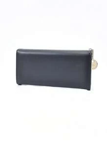 Women's Long Solid Snap Fastener Wallet Super Capacity Clutch Purse Multi-Slot Foldable Wallet Money Wallet Purse Wallet Long Wallet Wallet Keychain Wristlet Wallet