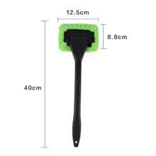 Perie de curățat geamuri auto Kit de curățare a parbrizului Instrumente de spălare în interiorul ștergătoarelor de geamuri auto cu mâner lung Accesorii auto