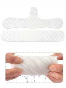 10pcs/5pcs/3pcs/1pc Elegant Series Ladies Sport Bra Absorbent Pads, Washable & Reusable Underwear Liners, Sweat-Absorbent Pads, Moisture-Wicking Bra Inserts, For All Seasons