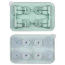 1pc 4-Hole Ice Cube Tray, Cute Cat Shaped Ice Maker, Reusable Ice Trays For Freezer, Flexible Silicone Ice Molds