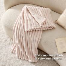 White Throw Blanket For Couch - GentleSoft Cozy Soft Blankets For Women, Cute Small Fleece Throws For Girls, Birthday Gifts For Women Mom, Fathers Day Decor Gifts, , 50x60 Inches - Crystal Pink - View 5