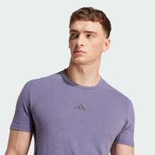 Adidas Camiseta de cuello redondo de manga corta D4T para hombre TJX3289