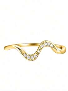 1 pièce Bague en forme de X en argent sterling 925 pour femmes, bijoux fins, cadeau de fête rétro pour les filles et les enseignantes