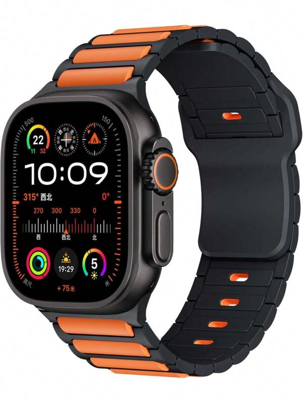 Unbeinst Sport Silicone Band Compatible With Apple Watch Series 46mm 45mm 44mm 42mm 41mm 40mm 38mm 49mm, Rugged Soft Strap For Watch Series 10/9/8/7/6/5/4/3/SE/Ultra2/Ultra