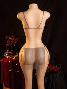 Sexy Lingerie, Sexy Lingerie, Sparkling Diamond Dresses, Bed Passion Robes, Women's Seduction Dresses