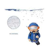 1 Stück Schwimmende Fischbehälter Dekoration, kleiner Taucher mit Schwimmkugelleine, kleine Fee mit Schwimmkugelleine, Mond kleines Tier mit Schwimmkugelleine, kreative Mini Dekoration für Fischbehälter Landschaftsgestaltung, Schildkröten Tank Schwimmend, Aquarium Dekoration, Aquarium Zubehör, Fischbehälter-Gefährten geeignet für alle Arten von Fischbehältern und Schwimmbädern, Heim & Leben / Heimdekoration / Wasserobjekte und Zubehör.