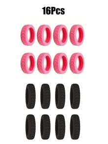 1-24 件，行李箱轮子保护套，适用于 8 轮旋转行李箱套装的行李箱轮子保护套，防磨损、防噪音行李箱套，旅行箱保护套，适合度假旅行必需品，旅行配件