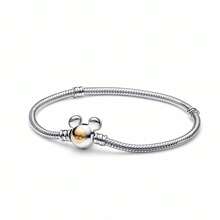 Disney 1pc  Original 925 Silver Plated Moments Bracelets Harry  Spider Heart Clasp Bead Charm Bracelet For Women DIY Jewelry