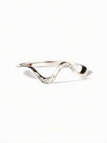 1 pièce Bague en forme de X en argent sterling 925 pour femmes, bijoux fins, cadeau de fête rétro pour les filles et les enseignantes