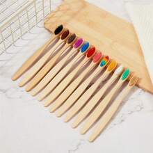 5/10/20pcs Bamboo Toothbrush, Manual Wooden Handle Toothbrushes With Soft Bristles For Sensitive Teeth Gums, For Deep Cleaning Oral Care At Home For Daily Life