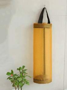 1 pièce Distributeur mural de sacs en plastique organisateur pour la maison, la cuisine, les fêtes d'été à la plage, la nourriture, le camping, l'organisation, la décoration de chambre, les accessoires de cuisine