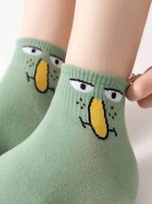 5 Pairs Unisex Funny Novelty Patterned Socks, Suitable For Everyday Wear, A Great Gift For Family And Friends
