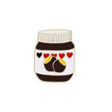 Broche émail Amoureux du chocolat, nouveaux ornements de mode décoratifs, badges de revers, sac, bijoux, cadeaux, style 2025