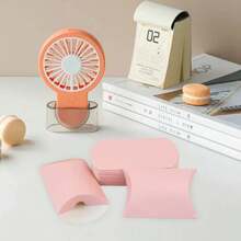 50PCS Paper Gift Pillow Boxes Candy Chocolate Gift Packing Wrap Pouch Pie Bags For Wedding Birthday Baby Shower Party