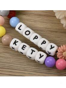 Customizable Name Letter Cat Dog Necklace, Customized Pet Name Pearl Necklace/Adult Bracelet, Customized Pet Collar Necklace For Dogs And Cats, Pet Gift, Macaron Colors, Multi-Size Suitable For All Pets