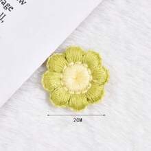 10PCS Small Flower Patches Hand Stitch On Applique For Clothes Embroidered For Clothing DIY Motif Stripes Clothes 20mm/13mm