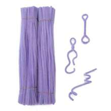 50/100/500 PCS Fluffy Chenille Stems For DIY Crafts 20 Vibrant Colors 12 Inch Fuzzy Pipe Cleaners Dense Twisted Yarn For Creative Art Projects Handmade Toys And Decorations
