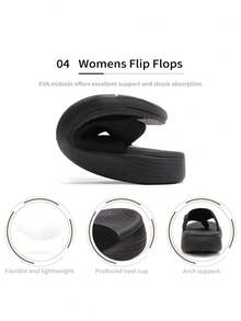 Women's Flip Flop - Black - View 8