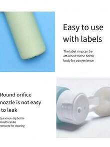 1 件/4 件/1 套硅胶防漏旅行瓶套装便携式可再填充挤压容器，用于洗发水乳液洗漱用品旅行瓶套装随身携带可再填充挤压容器，用于洗发水乳液洗漱用品旅行瓶套装带便携式储物袋旅行装洗漱用品容器套装软挤压管空配件旅行必需品旅行配件假期暑假返校