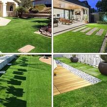 Artificial Grass Turf Lawn-5 Feet X 8 Feet, 0.4" Indoor Outdoor Rug Synthetic Grass Mat Fake Grass
