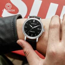 OCHSTIN Herrenuhren Mechanische Automatik Lederarmband Business Auto Datum Männliche Armbanduhr Gentleman Wasserdicht Mode Uhr Geschenk Für Männer