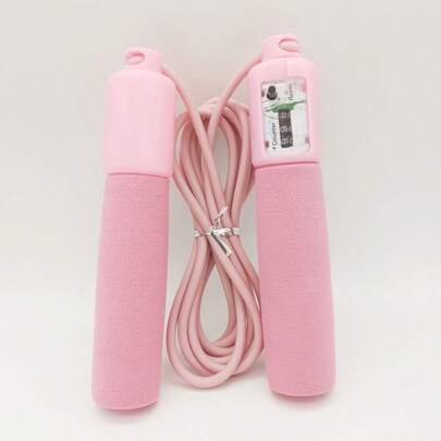 Corda per saltare regolabile in lunghezza, con manici in schiuma, corda antitorsione per allenamenti, competizioni e esami interni/esterni, accessorio per attrezzatura fitness e palestra