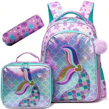 3PCS Girls Backpack Cute Backpack For Girls - 3 In 1 Set With Lunch Bag & Pencil Case - Ages 8-10 The Best Gift For Girls - Multicolor Girls Backpack 195 - View 10