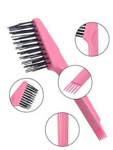 1支便携可折叠时尚琥珀色鬃毛镜面按摩梳，琥珀色猪鬃毛双用途梳，居家旅行两用，防静电，返校季，旅行度假必备，女士美发配件，梳子，发刷，梳子，解结梳，球形梳，迷你发刷，梳子套装，木梳，发刷，迷你发刷，解结梳，发刷，美发产品，美发工具，美发用品，护发，卷发梳，美发设备，发刷，后梳，造型梳，卷发梳，边缘梳，梳子，梳头发，梳子套装，梳头发，卷发梳，解结梳，女士发刷，头发，旅行，美发产品，美发工具，美发用品，理发师，理发配件，理发店，美发设备 - 彩色 - 查看 9