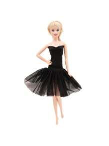 Doll Dress Closet Doll Exquisite Cute Ballet Tutu Skirt, Multi-Color, Suitable For Performance, Afternoon Activities, Etc. (Doll Not Included)