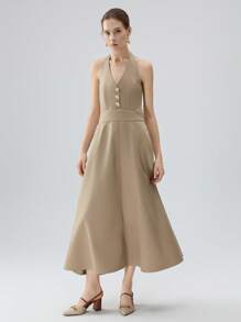 Zapatos de tacón alto para mujer con decoración de hebilla de tela de lino, elegantes y con estilo para fiestas y vacaciones, regalos de Navidad y invierno