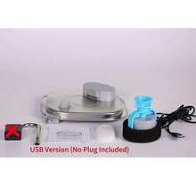 1pc 108.2oz Stainless Steel Automatic Pet Water Dispenser, Big Eyes Design, Quiet USB Powered, Suitable For Cats & Dogs, With Water Level Window, No Battery Required