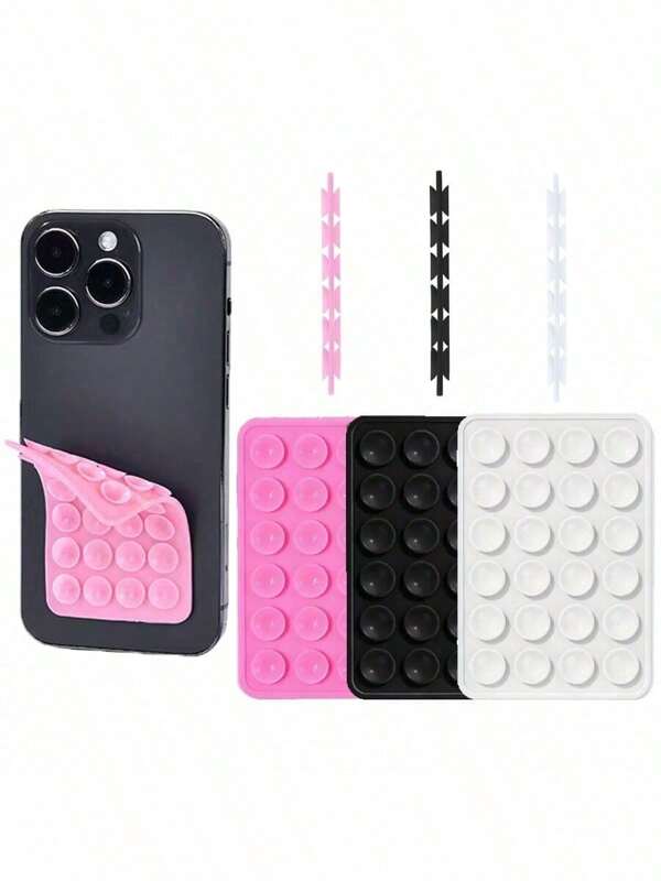 1 Piece Multifunctional Double-Sided Silicone Cup Mobile Phone Holder, With Strong Double-Sided Suction And Grip, Non-Slip And Strong Adhesive, Car Electronics Accessories, Car Mobile Phone Holder