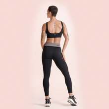 Women's Sports Top Max Lupo Seamless Gym New Launch - màu đen - Xem 4