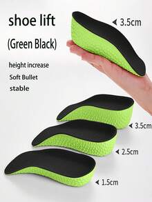 1 Pair Women's Invisible Height Increasing Insoles, No Odor, Shock Absorbent, Comfortable, Soft, Increasing 7cm Height, Half Pad For Women - 7 Point Height Increasing Insole - View 24