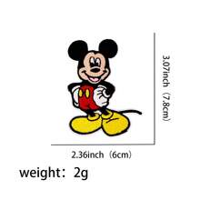 Disney 1pc Disney Mickey, Minnie, Donald Duck, Daisy Duck Fabric Applique Patch, DIY Decorative Accessories For Bags, Clothes Summer, School