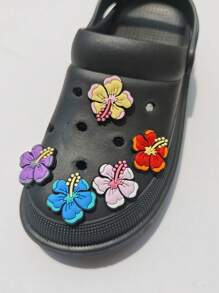 5pcs Colorful Elegant Small Flowers, DIY Fashion Sandal Accessories, Detachable Sandal Decoration