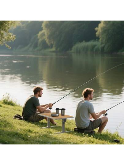 LILIIN Portable Foldable Laptop Tafel Height Adjustable Bedside 60 39.5 Cm Tablet Holder, Anti Slip Strip MDF Bed, Ofa Travel, Verlichting Gray/Warm White/Brushed Black/Walnut/White Maple view 9