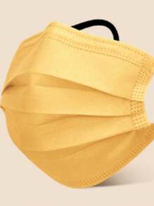 10pcs Mauvelous Color Disposable Independent Packaging Adult Mask, High-Quality Fashion Design For Men And Women, Soft & Breathable Ear Loops