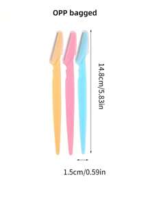 Razor, 3/6/12 Pcs  Ladies And Men Facial Razor, Multi-Purpose Eyebrow Razor, Facial Razor,Color Random,Used For Shaping And Trimming Eyebrows, Exfoliating And Exfoliating Tools, Bikini Area, Razor, Precision Exfoliating Tool Eyebrow Clippers