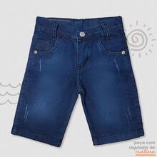 Kit 3 Bermuda Shorts For Children And Youth Boys, Denim Shorts 02-16 - 彩色 - 查看 2