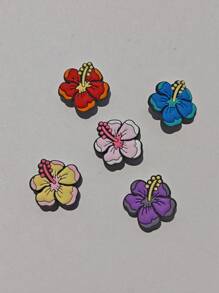 5pcs Colorful Elegant Small Flowers, DIY Fashion Sandal Accessories, Detachable Sandal Decoration