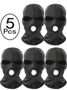 3Pcs/1 Balaclava Face Mask For Men And Women – Skiing, Snowboarding, Motorcycle, Sun Protection & Wind Protection Summer Cooling Neck Gaiter, Protector Motorcycle Ski Scarf For Men/Women