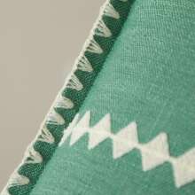 Becky G. & Alejandra Decorative Pillow, Green Lily, 18" X 18"