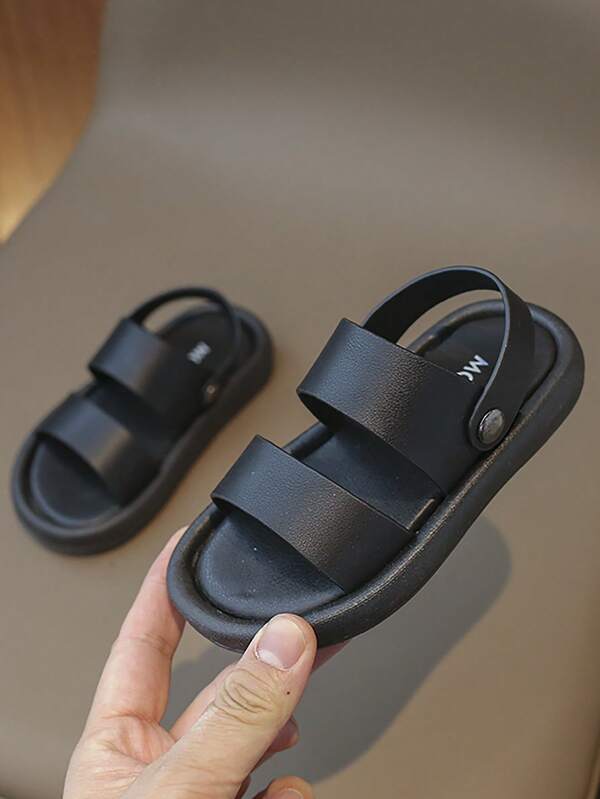 Toddler Leather Sandals Girls Open Toe Summer Outdoor Lightweight Non Slip Soft Bottom Athletic Sport Sandals