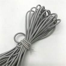 1 Stück 4,6 Meter 2 mm weiches rundes elastisches Band, elastisches Gummiband, Taillengurt, dehnbares Seil für Maskenherstellung