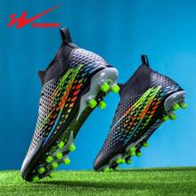 STARNOVO Dual Star 8 Professional Soccer Shoes For Men & Women, Long Studs Anti-Slip Elastic, Breathable Collar, Suitable For Training And Match