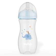 Easy Flow Elephant Baby Bottle | Anti-Colic Baby Bottle | Ultrasoft Silicone Nipple | 120ml / 270ml / 330ml | Buba - 淺藍色 - 查看 5